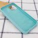 Чехол Silicone Case Full Protective (AA) для Apple iPhone 14 Pro (6.1") Бирюзовый / Marine Green