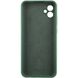 Чохол Silicone Cover Lakshmi Full Camera (AA) для Samsung Galaxy A06, Зелений / Dark Green