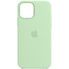 Чехол Silicone Case Full Protective (AA) для Apple iPhone 11 Pro Max (6.5") Зеленый / Pistachio