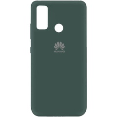 Чехол Silicone Cover My Color Full Protective (A) для Huawei P Smart (2020) Зеленый / Pine green