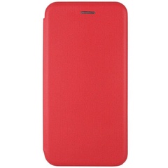 Кожаный чехол (книжка) Classy для Samsung Galaxy A01, Красный