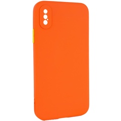 Чехол TPU Square Full Camera для Apple iPhone XS Max (6.5") Оранжевый