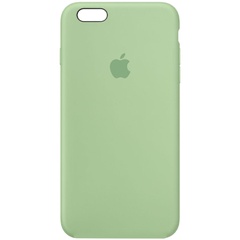 Чохол Silicone Case Full Protective (AA) для Apple iPhone 6/6s (4.7 "), Зеленый / Pistachio