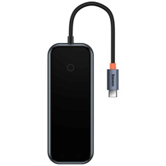 Переходник Baseus Hub AcmeJoy 5-Port Type-C (HDMI*1+USB3.0*2+USB2.0*1+Type-C PD&Data*1) (WKJZ) Dark Gray