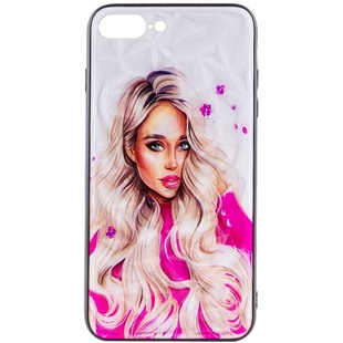 TPU+PC чохол Prisma Ladies для Apple iPhone 7 plus / 8 plus (5.5"), pink