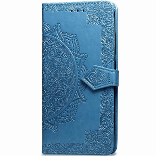 Кожаный чехол (книжка) Art Case с визитницей для Huawei Honor 8X Синий