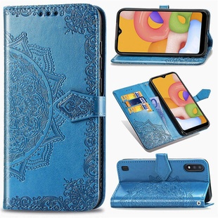 Шкіряний чохол (книжка) Art Case з візитницею для Xiaomi Redmi 9A, Синий