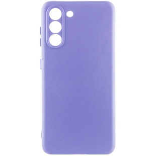 Чехол Silicone Cover Lakshmi Full Camera (A) для Samsung Galaxy S21 Сиреневый / Dasheen