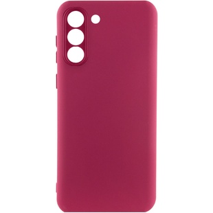 Чехол Silicone Cover Lakshmi Full Camera (A) для Samsung Galaxy S22+ Бордовый / Marsala