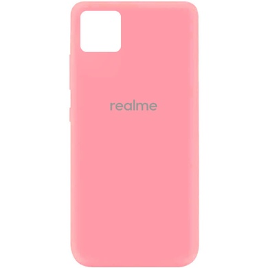 Чехол Silicone Cover My Color Full Protective (A) для Realme C11 Розовый / Pink