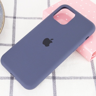 Чехол Silicone Case Full Protective (AA) для Apple iPhone 11 (6.1") Темный Синий / Midnight Blue