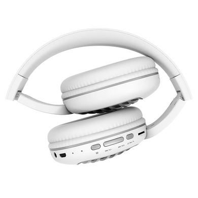 Накладні бездротові навушники Hoco W23, Белый
