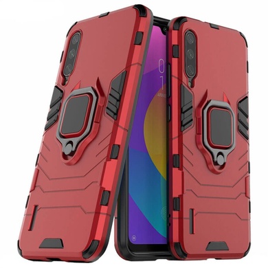 Ударостійкий чохол Transformer Ring for Magnet для Samsung Galaxy A70s, Красный/Dante Red