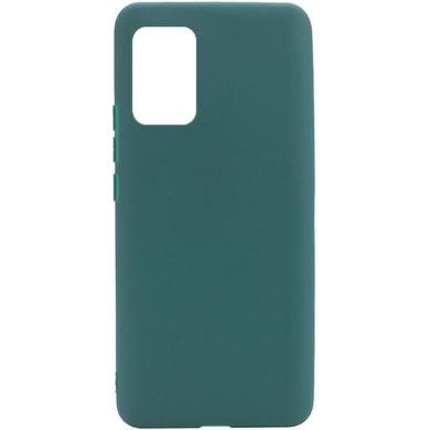 Силіконовий чохол Candy для Samsung Galaxy A03s, Зеленый / Forest green