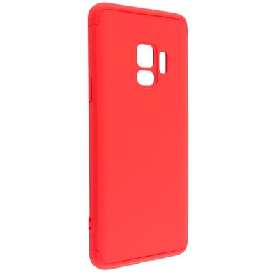 Пластиковая накладка GKK LikGus 360 градусов для Samsung Galaxy S9, Красный