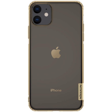 TPU чохол Nillkin Nature Series для Apple iPhone 11 (6.1"), Золотий (прозорий)