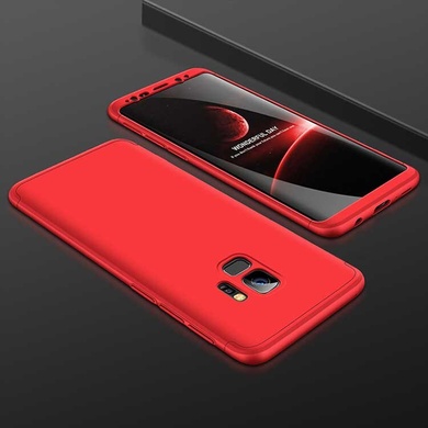 Пластикова накладка GKK LikGus 360 градусів для Samsung Galaxy S9, Червоний