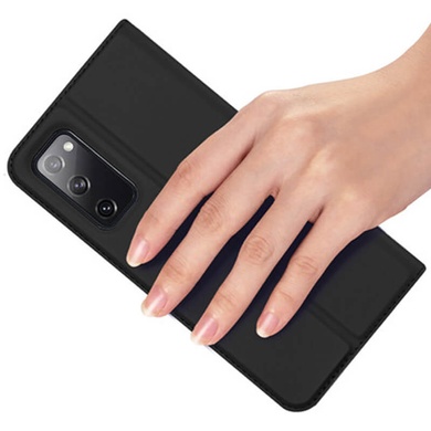 Чохол-книжка Dux Ducis з кишенею для візиток для Samsung Galaxy S20 FE, Чорний