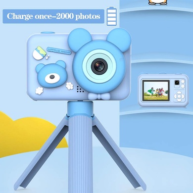 Дитяча фотокамера D32, Blue