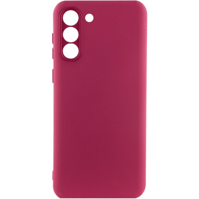 Чохол Silicone Cover Lakshmi Full Camera (A) для Samsung Galaxy S22+, Бордовый / Marsala