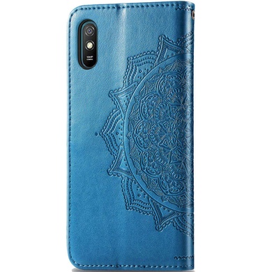 Шкіряний чохол (книжка) Art Case з візитницею для Xiaomi Redmi 9A, Синий