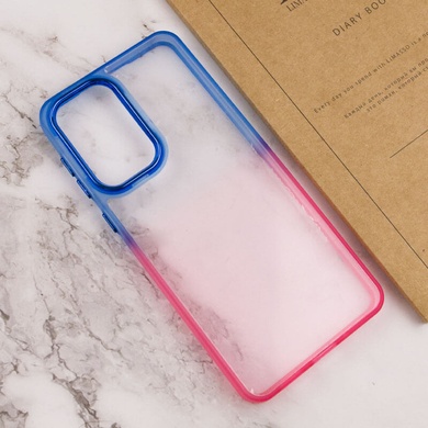 Чехол TPU+PC Fresh sip series для Samsung Galaxy A33 5G Розовый / Синий