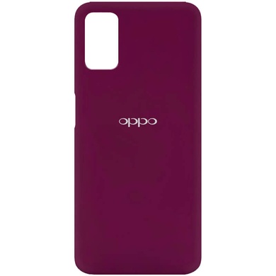 Чохол Silicone Cover My Color Full Protective (A) для Oppo A52 / A72/ A92, Бордовый / Marsala