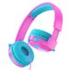 Накладні навушники Hoco W31 Childrens, Розово-голубой