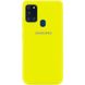 Чехол Silicone Cover My Color Full Protective (A) для Samsung Galaxy A21s Желтый / Flash