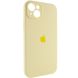 Чохол Silicone Case Full Camera Protective (AA) для Apple iPhone 14 Plus (6.7"), Желтый / Mellow Yellow