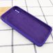 Чохол Silicone Case Square Full Camera Protective (AA) для Apple iPhone XS / X (5.8"), Фіолетовий / Ultra Violet
