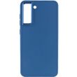 TPU чехол Bonbon Metal Style для Samsung Galaxy S21 FE Синий / Denim Blue