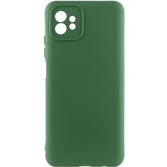 Чохол Silicone Cover Lakshmi Full Camera (A) для Motorola Moto G32, Зелений / Dark Green