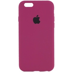 Чохол Silicone Case Full Protective (AA) для Apple iPhone 6/6s (4.7 "), Бордовый / Maroon