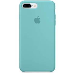 Чохол Silicone case (AAA) для Apple iPhone 7 plus / 8 plus (5.5"), Бирюзовый / Marine Green