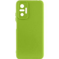 Чохол Silicone Cover Lakshmi Full Camera (A) для Xiaomi Redmi Note 10 Pro / 10 Pro Max, Зеленый / Pistachio