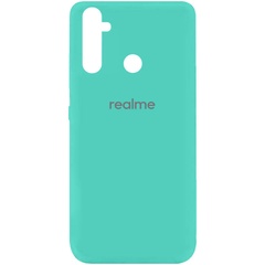 Чехол Silicone Cover My Color Full Protective (A) для Realme C3 / 5i Бирюзовый / Ocean Blue