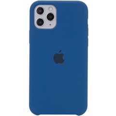 Чехол Silicone Case (AA) для Apple iPhone 11 Pro Max (6.5") Синий / Blue Cobalt