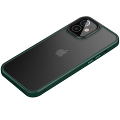 TPU+PC чохол Metal Buttons для Apple iPhone 12 mini (5.4"), Зеленый