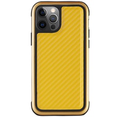 Чехол PC+TPU+Metal K-DOO MARS Series для Apple iPhone 13 Pro (6.1") Carbon Yellow