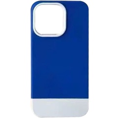 Чехол TPU+PC Bichromatic для Apple iPhone 13 Pro (6.1") Navy Blue / White