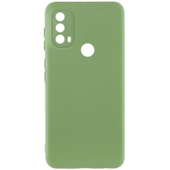 Чохол Silicone Cover Lakshmi Full Camera (A) для Motorola Moto E40, Зеленый / Pistachio