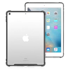 TPU+PC чехол Simple c усиленными углами для Apple iPad 10.2" (2019) (2020) (2021) Серый (прозрачный)