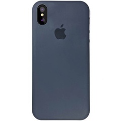 Чехол Silicone Case Full Protective (AA) для Apple iPhone XS Max (6.5") Серый / Dark Grey