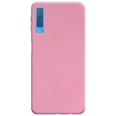 Силиконовый чехол Candy для Samsung A750 Galaxy A7 (2018) Розовый