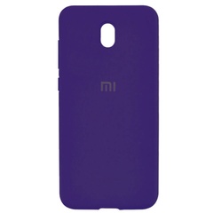 Чехол Silicone Cover Full Protective (AA) для Xiaomi Redmi 8a Фиолетовый / Purple