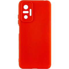 Чехол Silicone Cover Lakshmi Full Camera (AAA) для Xiaomi Redmi Note 10 Pro / 10 Pro Max Красный / Red