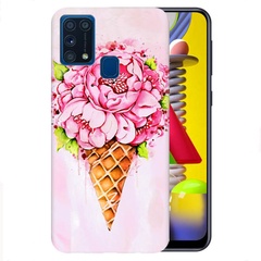 Чехол Ice Cream Flowers для Samsung Galaxy M31, Ice cream