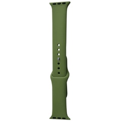 Силиконовый ремешок для Apple Watch Sport Band 42 / 44 (M) 2pcs, Зеленый / Army green