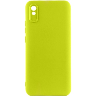 Чохол Silicone Cover Lakshmi Full Camera (A) для Xiaomi Redmi 9A, Жовтий / Flash